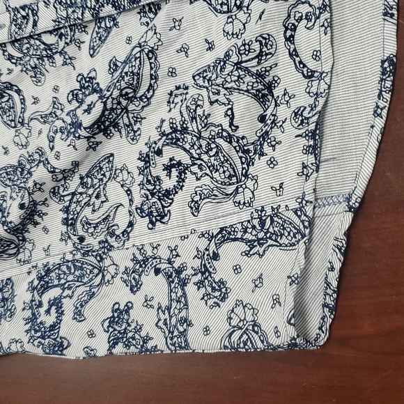 JB Holt Athletic Paisley XXL button down shirt black White - Picture 6 of 7